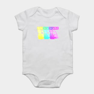 We Can Do It CMY Baby Bodysuit